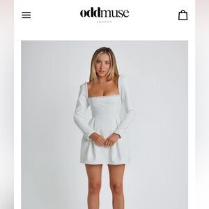 Odd Muse The Ultimate Muse Pearl Dress in white